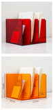Acrylic File Organizer for Desk,File Holder for Home Office,Book Organizer for Letter,Document,Notebook,Binder,Purse,Mail