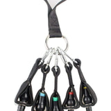 Gym Handles Ankle Straps Tricep Rope Carabiners Set Home Gym Cable Machine Attachments Accessories Exercise Equipment