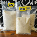 10pcs 5kg/10kg Rice Grain Packaging Bag Plastic with Handle Food Vacuum Bag Insect Proof Moisture-proof Food Storage Sealed Bag