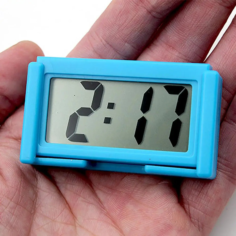 Electronic Clock Car Dashboard Student Exam Study Mini LCD Display Large Screen Table Desk Digital Clock Home