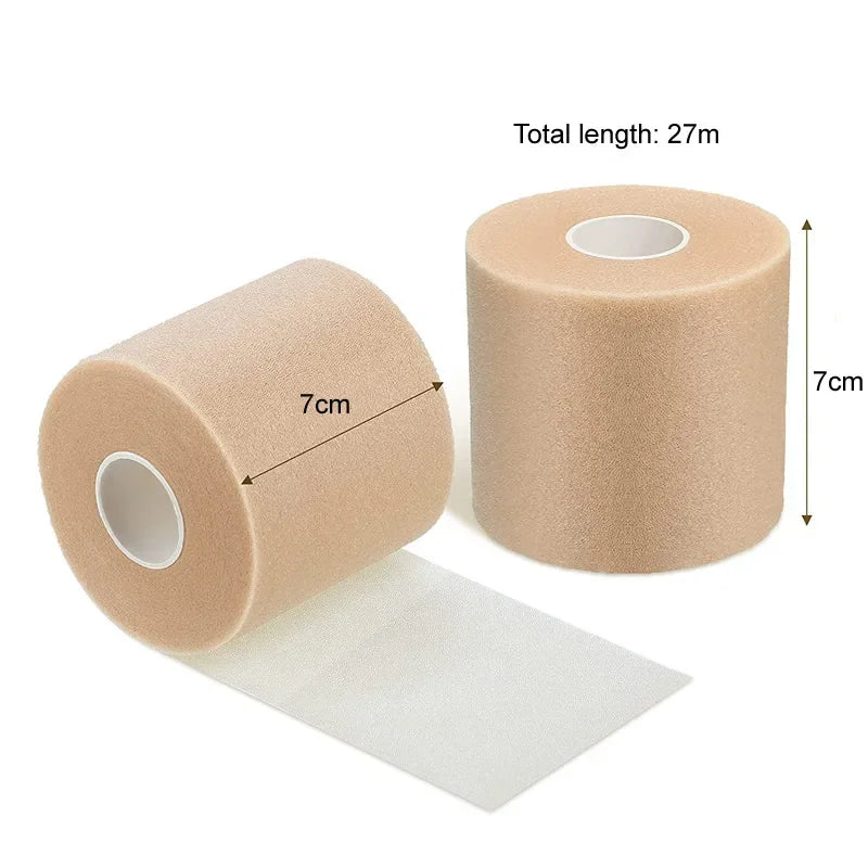 4/6 Pieces Foam Underwrap Sports Tape Pre Wrap Athletic Tape  Bandage for Ankles Wrists Hands Knees