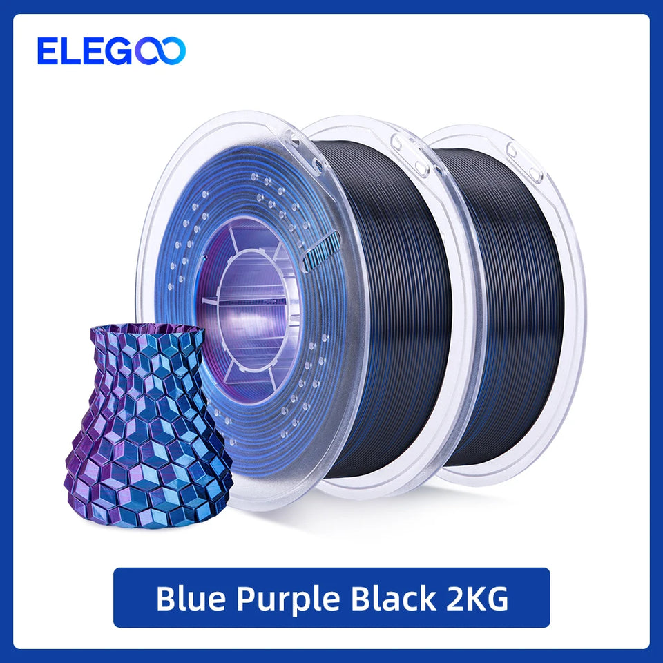 ELEGOO 5/10KG Silk Filament PLA 1.75mm 3D Printer Filament for FDM 3D Printers Elegoo PLA for Elegoo Centauri Carbon