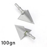 3pcs Hunting Broadhead 100gn-150gn ArrowHead Arrows Points for Compound Recurve Traditional Bow Crossbow Hunting Archery Outdoor