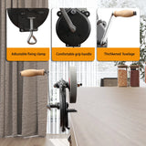 Hand Cranked Desktop Grinding Wheel Grinder Old-Fashioned Sharpening Machine Polishing Sharpener Cutting Tool for Kitchenware