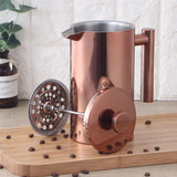 1.5L / 2L Coffee Maker French Press Stainless Steel Espresso Coffee Machine French Press Double-Wall Insulated Coffee Tea Maker