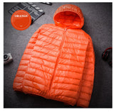 2023 New Arrivals Men's Fashion Hooded Puffer Jackets Autumn Winter Keep Warm White Duck Down Casual Men Down Coat