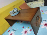 Japanese Style Pure Bamboo Foldable Coffee Table Real Wood Tatami Low Sitting Floor Mat Small Tea Table Window Seat Table