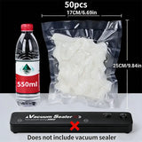 Automatic Small Food Vacuum Sealer Machine for Fresh Cooked Food Plastic Packaging Compact Sealers Food Preservation
