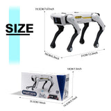 Remote Control Smart Robot Dog, 4-Legged Bionic Quadruped Robot, Programmable RC Toy for Kids, Interactive Electronic Pet, Great