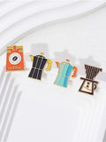 Coffee Moka Pot Mug Beans Enamael Pins Hand-grinded Coffee Lapel Badge Brooch Retro Vintage Cafe Jewelry Gift for Barista Friend