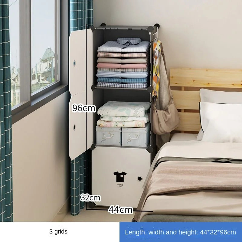 Clothes Folding Cabinets Locker Dustproof Foldable Simplicity Children Wardrobe Bedroom Furniture Organizador De Zapatos