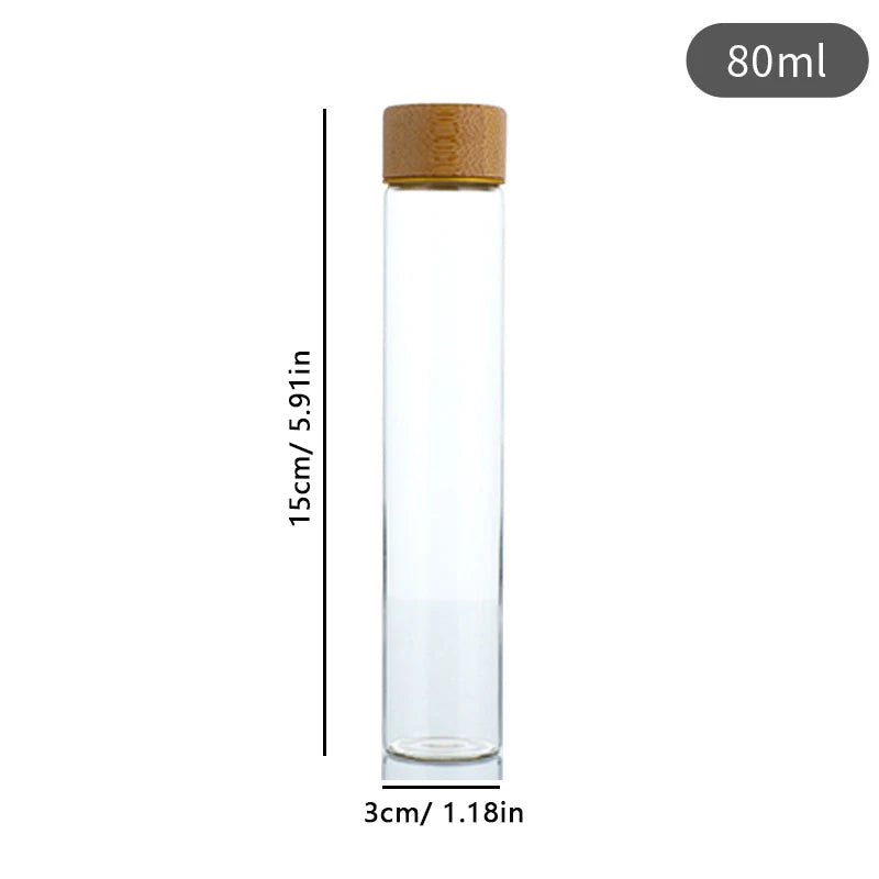 Coffeware Coffee Beans Storage Container Display Rack Tea Tube Bottle Glass With Breathable Lid Espresso Accessory Tool Barista