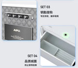 bedside table, safe, household anti-theft safe, fingerprint password box, intelligent remote all-steel office safe deposit box.