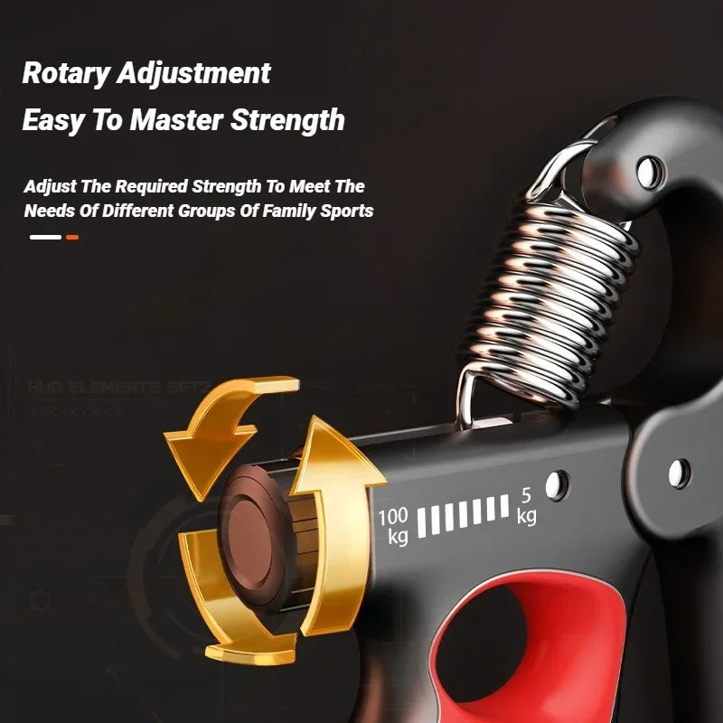 Grip dynamometer male arm strength training electronic counting five-finger exerciser 100kg fitness mechanical record
