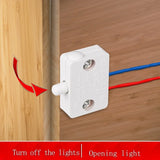 1set  Household Automatic Reset Switch Closet Cabinet Light   Door Control  Wardrobe