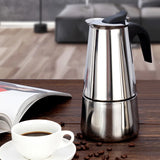 Stainless Steel Coffee Pot, Mocha, Espresso, Latte Percolator, Stove, Coffee Maker, Drink Tool, Cafetiere, Latte Stovetop