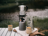 Moka Pot Electric Coffee Maker, 500W 5 Levels,Adjustable Temperature with Heating Plate, Automatic Heating Espresso Coffee Maker