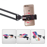 Desktop Phone Stand for Mobile Telephone Video Shooting Overhead Smartphone Mount for Cellphone Table Bracket for Vlog Recording