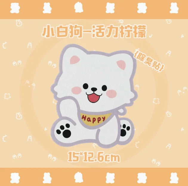 Deodorant fragrance sticker cute, self-adhesive cute toilet, kitchen odor removal aromatherapy sticker, decorative fragrance