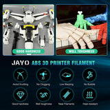 JAYO PLA /PLA Matte /ABS/PETG/PLA Plus 3D Printer Filament 5KG/Roll 1.75mm 3D Filament Large Spool Neatly Wound Filament