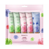 5pcs Plant Fruit Fragrance Hand Cream Sets Moisturizing Handcream Set Hand Care Nourishing Anti Chap Skin Care for Foot