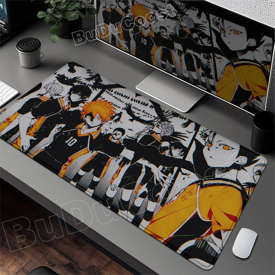 2026 New Arrival Cool Mouse Mat Anime Haikyuu Mause Pad Anime Gaming Large Cabinet Kawaii Mousepad Xxl Desk Cute Pc Carpet Mats