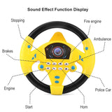 Children Eletric Simulation Steering Wheel Toys Gifts Light Sound Musical Stroller Simulate Driving Car Vocal Toy for Kids