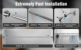 Tandem Shower Head for Couples, High Pressure Dual Shower Head, Double Shower Head for Two People, 2 Showerhead System