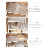 Closet Shelf Wardrobe Organizer Wardrobe Divider Board Stackable Shelves Clother Storage Rack Telescopic Adjustable