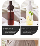 GIANXI Cold Brew Coffee Maker Home Cold Kettle Portable non-leaking Tea Cold Brew Cup Ice Drop Kettle Cold Brew Fruit Teapot