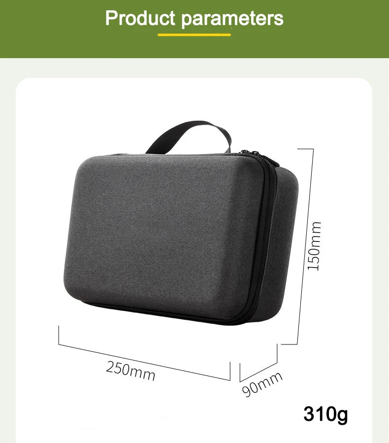 Coffee Grinder Carrying Bag,Waterproof Shockproof Coffee Grinder Portable Storage Bag with Hand Hold Belt for Travelling,Office