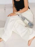 Resin Handle Wine Storage Bag Portable Czech Diamond Hand-carrying Gift Packaging Shiny Handwoven Bags Bottle jacket