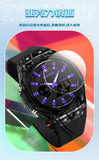 SANDA Top New 6283 Dual Display Multifunctional Student Electronic Watch Alarm Clock Night Light Waterproof Sports Student Watch