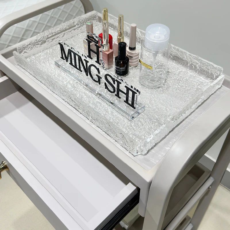 Organizer Rotating Salon Trolley Moving Modern Luxury Storage Trolley Cart Simple Tool Carritos Organizadores Salon Furniture