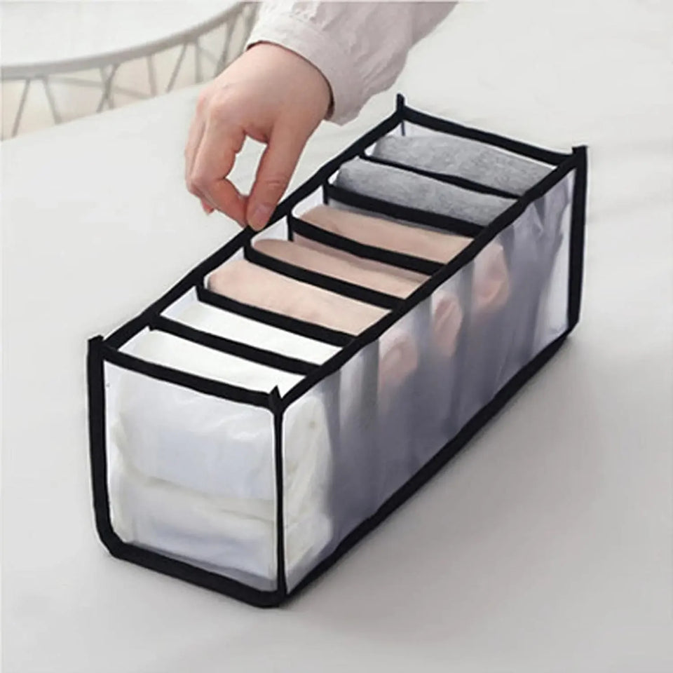 Closet Organizer For Underwear Socks Home Cabinet Divider Storage Box Storage Organizer for clothes Foldable Drawer Organizer