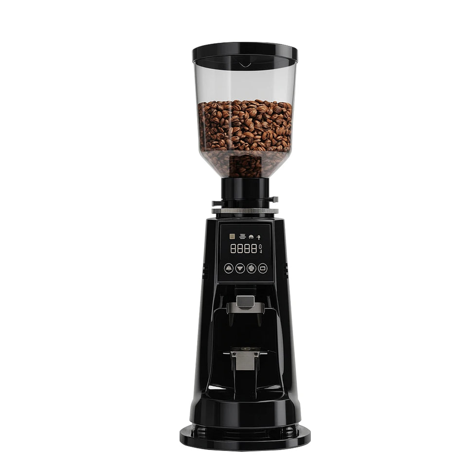 High Precise Modern Coffee Powder Grinder Machine 64mm Flat Burr Grinder Moledora De Cafe