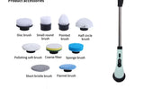Multi-tool Multifunctional Electric Cleaning Brush, for Rotating Bathroom, Kitchen, Toilet & Automotive Cleaning.