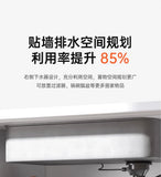 304 Stainless Steel Kitchen Sink, Large Single Sink, Thickened Whale Relief, Digital Display, Washbasin, Washbasin