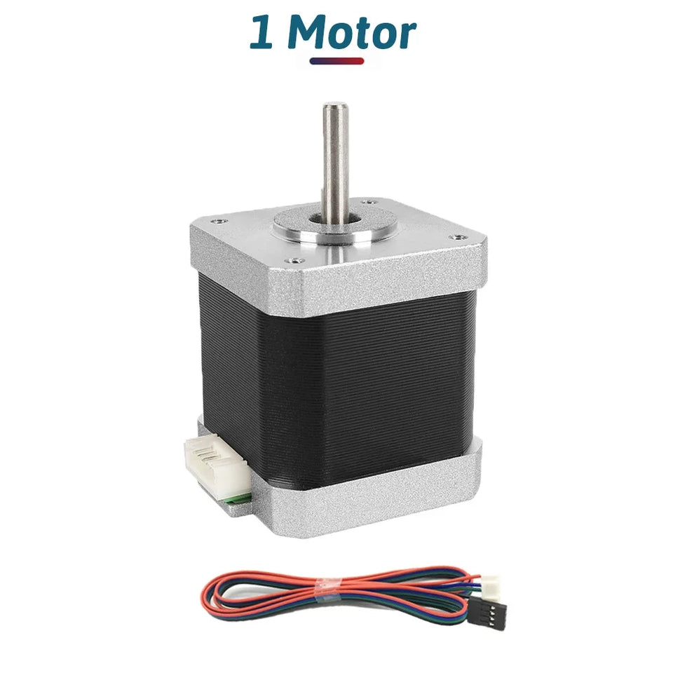 Nema17 Hybrid Open-loop Stepper Motor 2PH 34/40/48/60mm Length 4-Lead 0.28/0.42/0.56/7Nm for 3D Printer CNC Machine Tools Laser