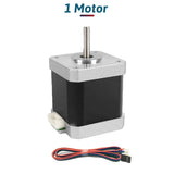 Nema17 Hybrid Open-loop Stepper Motor 2PH 34/40/48/60mm Length 4-Lead 0.28/0.42/0.56/7Nm for 3D Printer CNC Machine Tools Laser