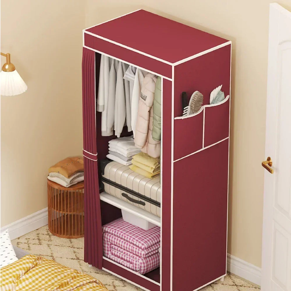 Simple Bedroom Closet Household Simple Assembly Cloth Closet Storage Closet Storage 5 Colors Simple Organizer Dustproof Foldable