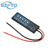 DC5V-30V 2-8S Battery Level Indicator Ternary Lithium Battery Lithium Iron Phosphate Lead-Acid Battery Capacity Display Tester