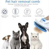 Pet Hair Remover Comb One Click Self Cleaning Brush for Dogs Cats Grooming Tool Effectively Remove Loose Floating Fur Shedding