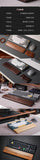 Walnut Wood Palm Rest Custom Solid Wooden Keyboard Wrist Rest Fillet Filco Palm Stress for 68/87/104 Keyboard Gamer Accessories