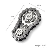 New EDC Sprockets Flywheel Gyro - Antistress Anxiety Metal Bike Chains Fingertip Spinner Fidget Toys For Adult