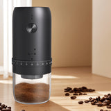 New Portable USB Electric Coffee Bean Grinder 40 Gears External Adjustable Rechargeable Grinders Household Mini Coffee Machine