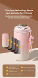 Smart Temp Display Stainless Steel Tumbler Thermal Mug Vacuum Insulated Coffee Cup Travel Thermos Cups Hot Water Bottle for Tea