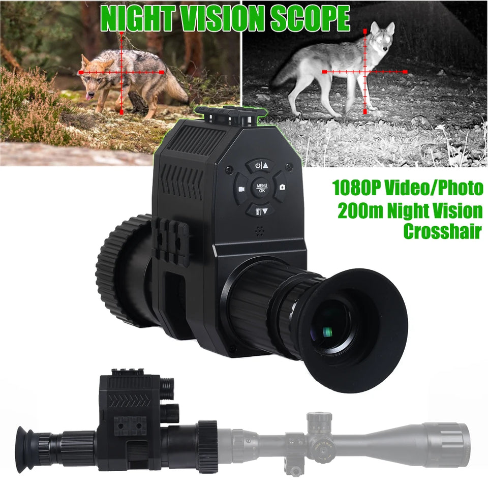 Tactical FAST Helmet NVG Night Vision Device, Hunting Riflescope IR Night Vision, Outdoor CS Shooting Training Sight Digital Cam