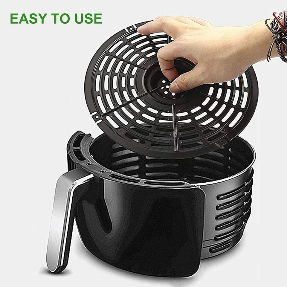 Air Fryer Accessories Non-Stick Steamer Pad Baking Inner Cooking Mat Pizza Plate Grill Steaming Racks