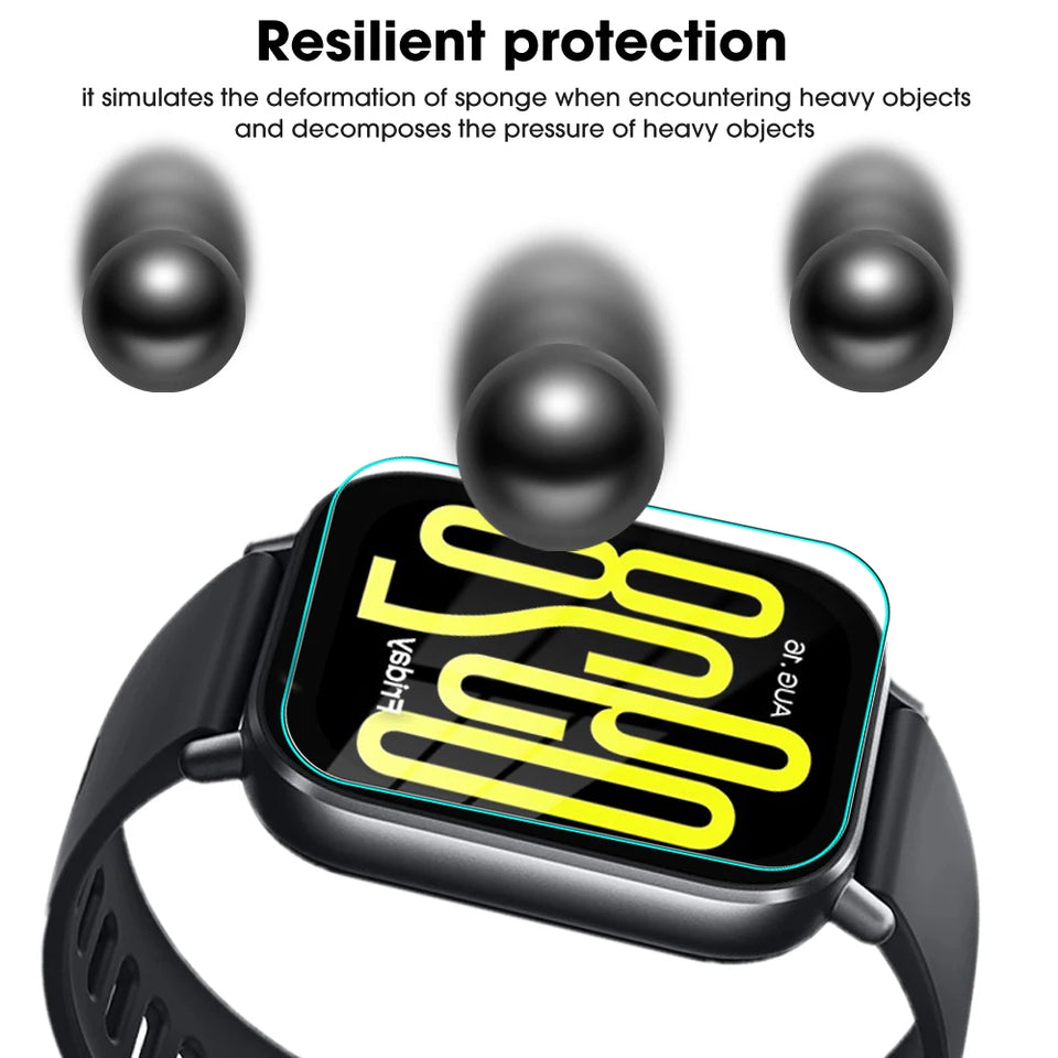 Tempered Glass for Redmi Watch 5 Lite Anti-scratch Protective Film for Redmi Watch5 Active HD Cover Smartwatch Screen Protector